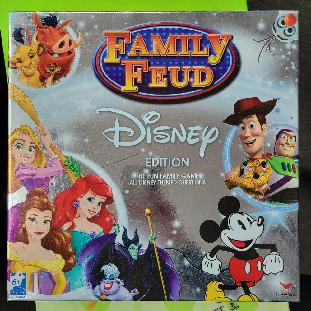 Disney Family Feud Game - Red, Blue, Yellow, Purple, Black